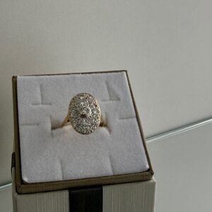 ZLATNI PRSTEN 18K 3,74G BRILJANTI