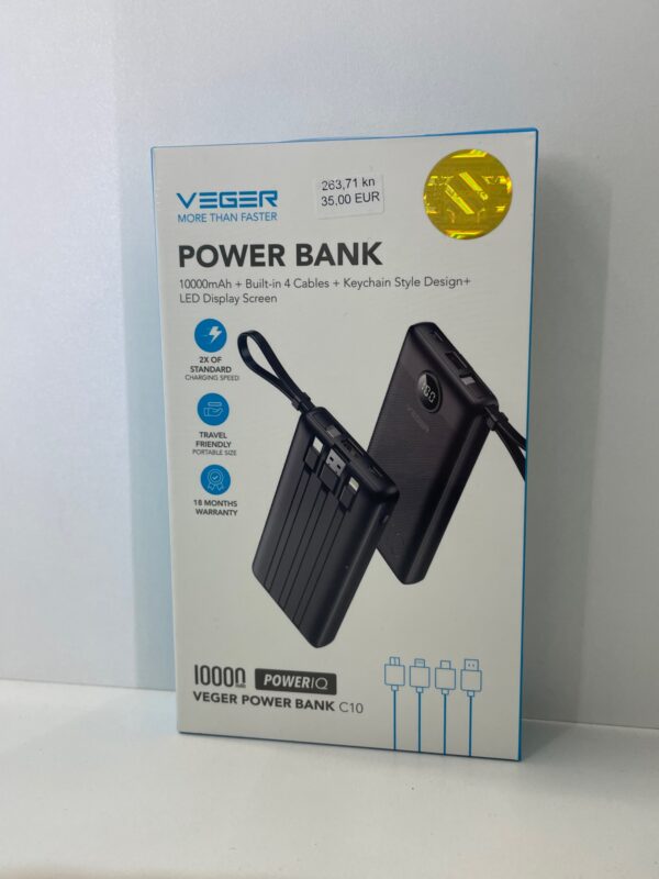 POWERBANK VEGER C10 10000MAH