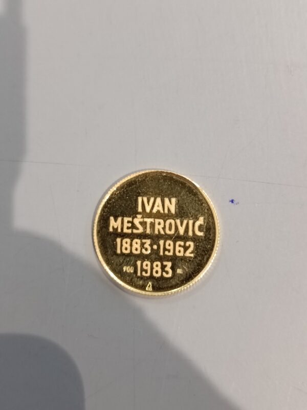 ZLATNIK IVAN MEŠTROVIĆ 21K 5G