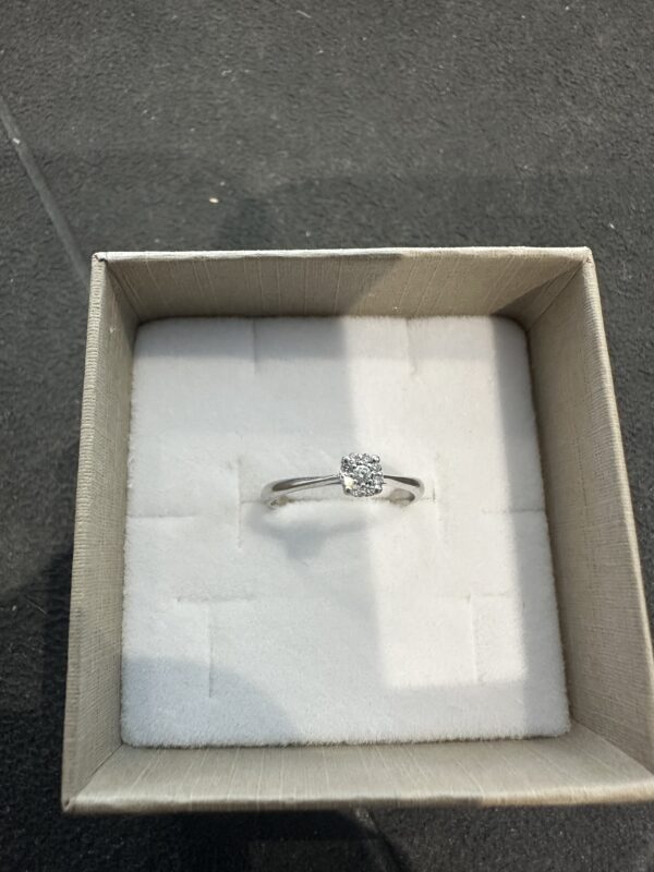ZLATNI PRSTEN 14K 1,34G, 0,06CT SI1/G