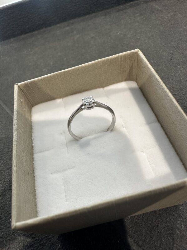 ZLATNI PRSTEN 14K 1,34G, 0,06CT SI1/G - Slika 2