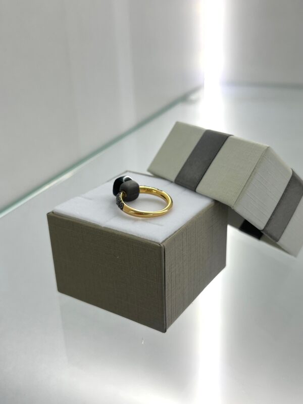 POMELLATO NUDO BLACK DIAMOND PRSTEN - Slika 6