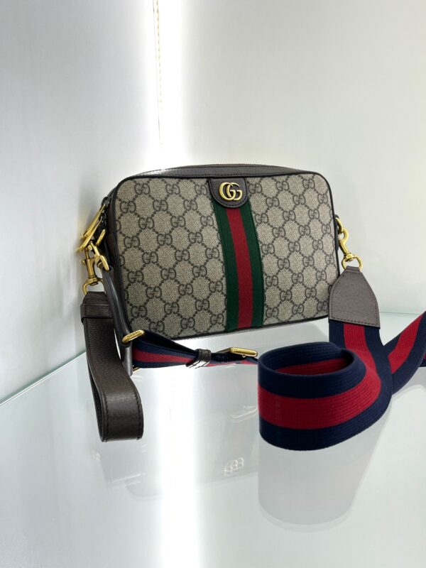 GUCCI 699439 OPHIDIA GG SUPREME CANVAS CROSSBODY BAG - Slika 5