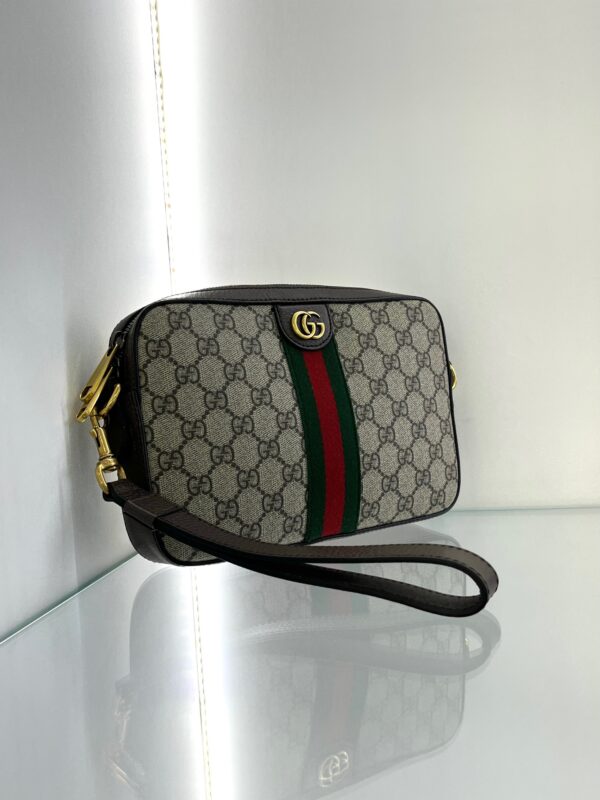 GUCCI 699439 OPHIDIA GG SUPREME CANVAS CROSSBODY BAG - Slika 3