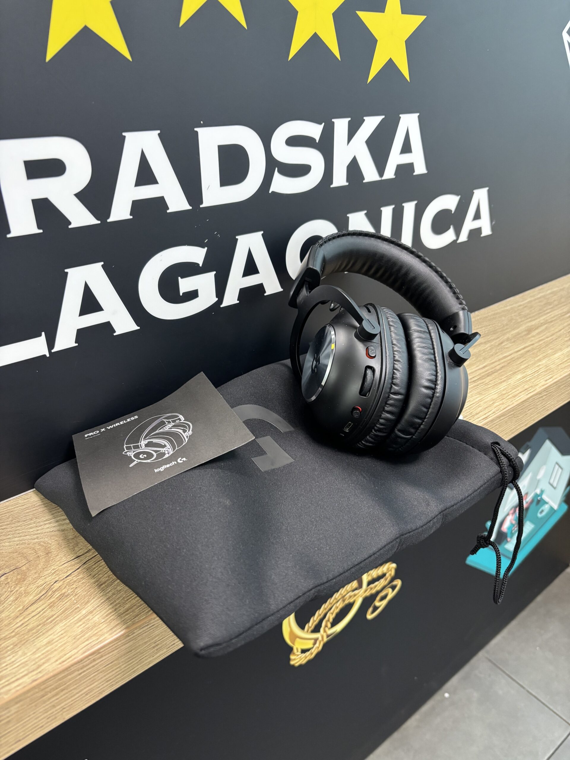 LOGITECH PRO X WIRELESS SLUŠALICE