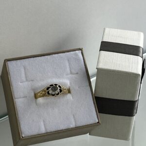 ZLATNI PRTSEN 14K STARI BRUS