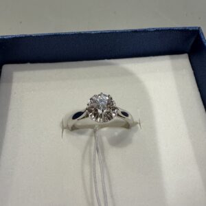 ZLATNI PRSTEN 18K 2,8G CCA 0,3CT VS1-G