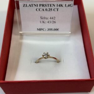 ZLATNI PRSTEN 14K