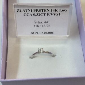 ZLATNI PRSTEN 14K