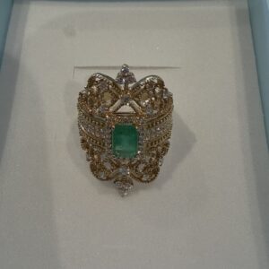 ZLATNI PRSTEN SA BRILJANTIMA