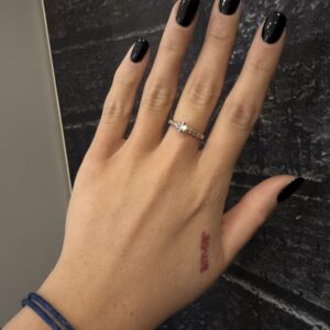 ZLATNI PRSTEN 18K 3,36G CCA 0,2CT