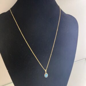 ZLATNI LANČIĆ SA PRIVJESKOM 14K