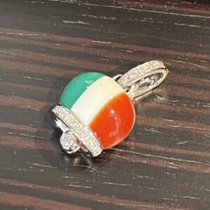 Zlatni privjesak Chantecler trobojno zvono 18k / dijamanti