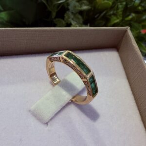 ZLATNI PRSTEN 18K 4,54G BRILJ CCA 22X0,02CT