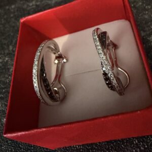 ZLATNE NAUŠNICE 18K 10,25G BRI CCA 1.04CT+0,6CT