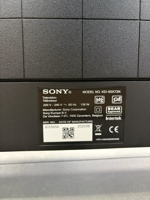 SONY KD-50X72K TV 50" - Slika 2
