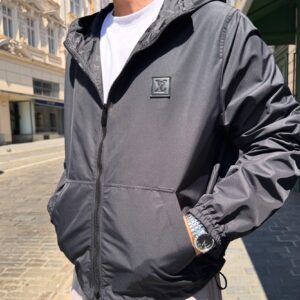 LV MONOGRAM REVERSIBLE WINDBREAKER